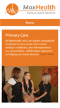 Mobile Screenshot of maxhealthmed.com